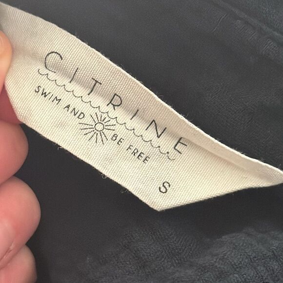 Citrine HAMPTON SHIRT in black (gauze) Size small - Picture 6 of 7